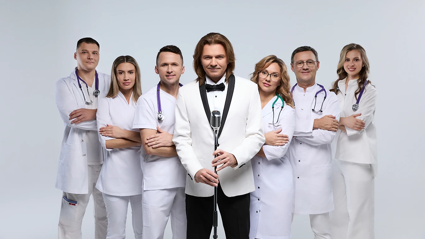 Дмитрий Маликов в клинике «Альмед» Дмитрий Маликов в клинике «Альмед»